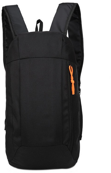 유니아트 남여공용 스포츠 레저용 여행 아웃도어 초경량 백팩 등산가방, 블랙