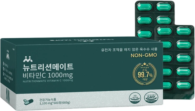 뉴트리션메이트 비타민C 1000mg, 1개, 600정 - 쿠팡