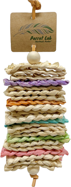 앵무새 장난감 점보 옥수수 꽈리 스트레스 해소 새 용품, 1개