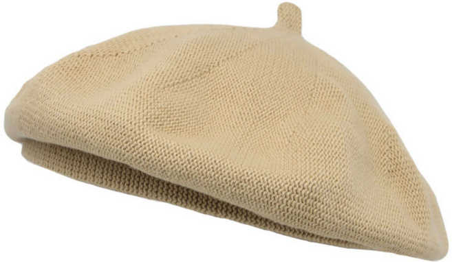 보씨엘 봄 여름 가벼운 면 코튼 지사 꼭지 화가모자 빵모자 베레모