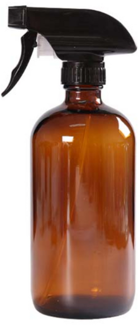 달모아 휴대용 유리 스프레이 분무기 건타입 500ml, 갈색, 1개