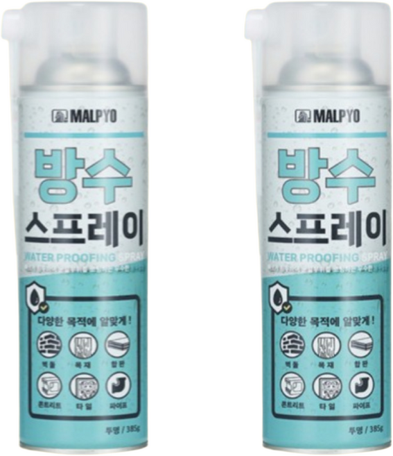 조씨네 말표 다용도 뿌리는 방수 외벽 누수 투명 스프레이 방수제, 2개