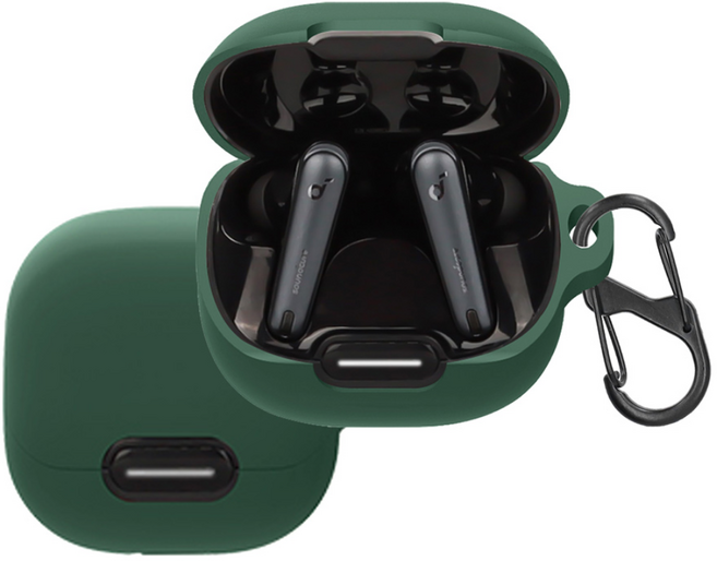 앤커 사운드코어 리버티4 NC 컬러 하우징 케이스, 다크 그린