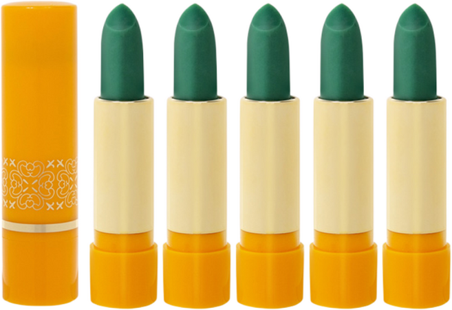 피펄립스틱 108호 변색립스틱 반전립스틱 발색력 지속력 지워지지않는, 변색 립스틱, 3.2g, 6개