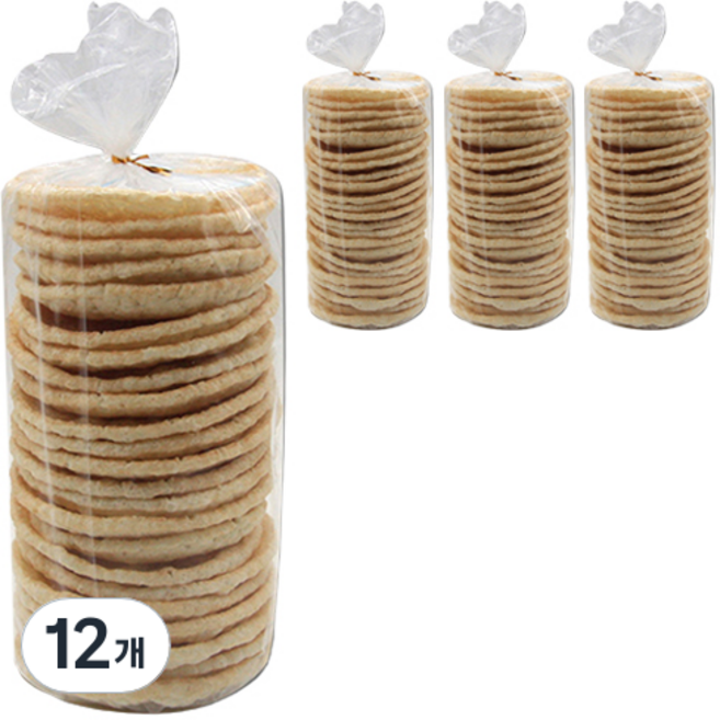 웰링스 누룽지뻥튀기, 140g, 12개