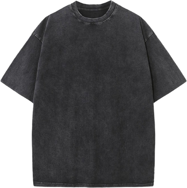 피그먼트 워싱 빈티지 순면100% 16수 무지 반팔티 오버핏 S-5XL[에이비씨홈]