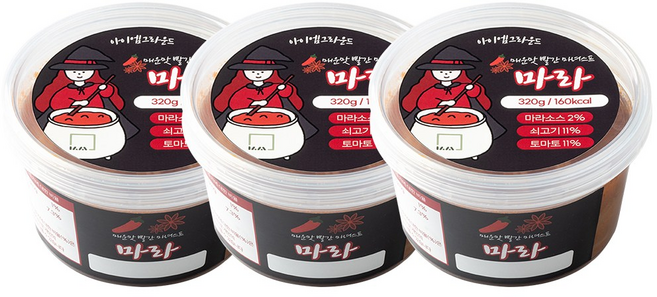 아이엠그라운드 마라 마녀스프 토마토 비프 스프 스튜 한끼 마라탕 밀키트 캠핑, 3개, 320g