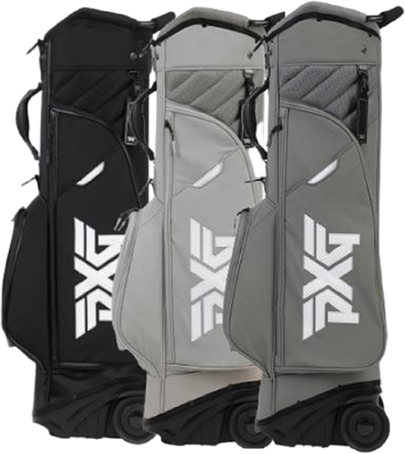 PXG 8.0 슬림 휠 카트백 골프백 SLIM WHEEL CART BAG, 베이지