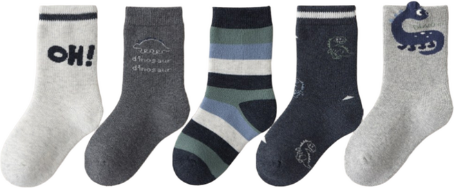 투해피 아동양말 겨울 방한 양말 5컬레- W02 OH