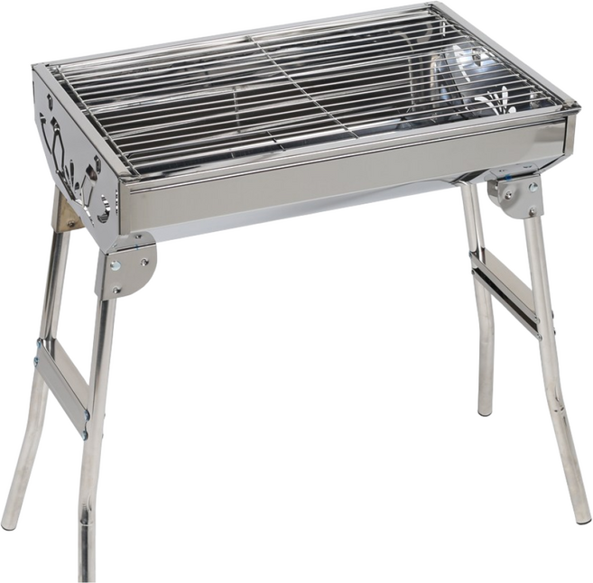 갑도리 석도리 캠핑 BBQ 스텐 사각 화로 바베큐그릴, 1개