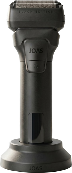조아스 프리미엄 듀얼 에칭날 전기면도기 생활방수 전동면도기, 블랙, JS-7200