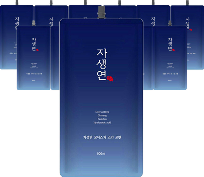 자생연 모이스처 스킨 포맨 900ml, 12개