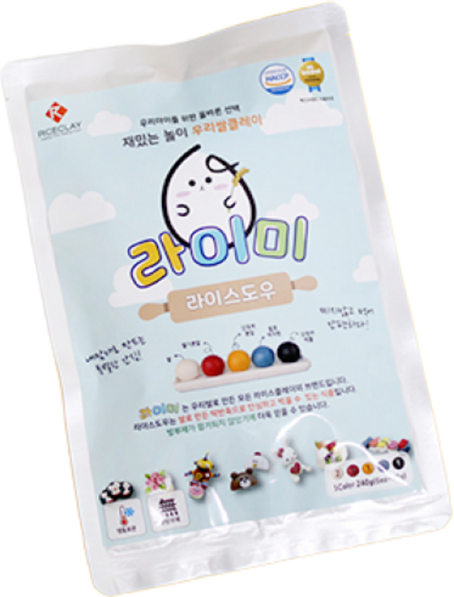 라이스클레이 라이스도우 240g, 1개