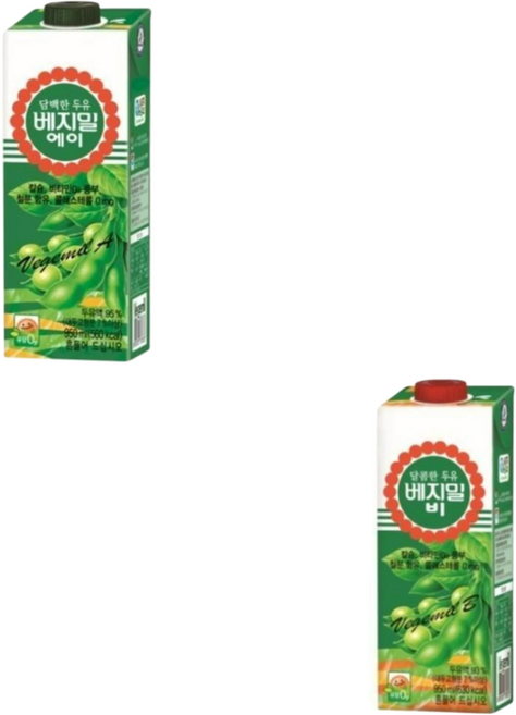 정식품 베지밀 A2 개 B 2개 총 4개, 6개, 950ml