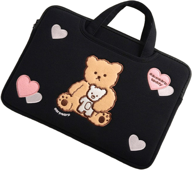 Stern 귀여운 곰돌이 노트북 가방 태블릿 파우치 맥북 엘지그램 갤럭시북 아이패드프로
