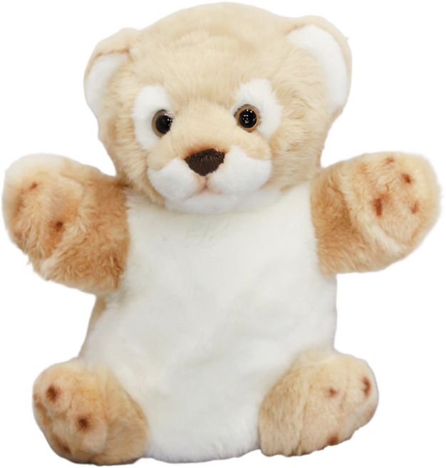 아페토 핸드퍼펫 손가락인형, 아기사자, 인형, 1개