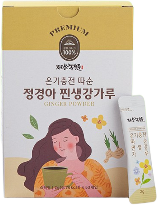 지리산농부들 생강가루 찐생강가루, 106g, 1개