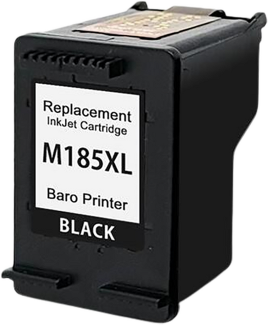 삼성 INK-M185 C185 검정 컬러 대용량 프리미엄 호환 잉크 SL-J1680 J1683 J1685 J1780W DW 재생잉크, 1개, (검정)M185XL특대용량 프리미엄