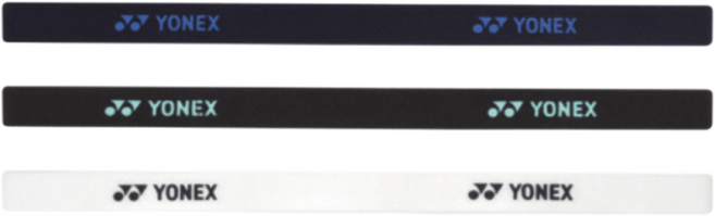 2026 SS 요넥스 헤어밴드 269BN004U 3개입 남녀공용 배드민턴 스포츠 테니스 땀흡수 헬스, 네이비,차콜,화이트, 1세트