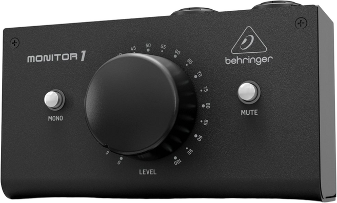베링거 MONITOR1 / MONITOR 1 / BEHRINGER / 스피커 헤드폰 프리미엄 컨터롤러 / DAW 연결 / 볼륨 감쇠기 / 패시브 컨트롤러 / 정품 / 홈레코딩