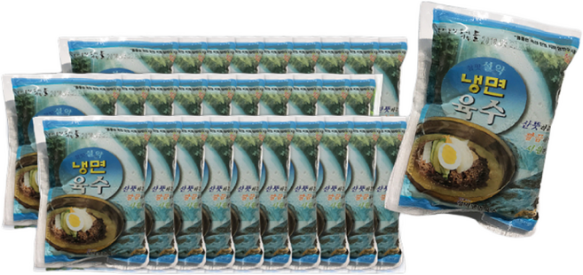 맛있는 냉면 재료모음 / 냉면육수 참맛 설악육수, 360g, 30개