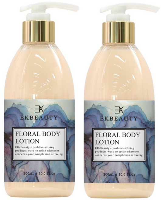이케이뷰티 천연 보습 바디로션 노인냄새 체취제거 가려움진정 피부결정돈 약산성 천연제품 부모님선물추천, 300ml, 2개