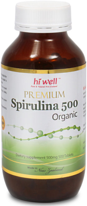 하이웰 프리미엄 오가닉 스피루리나 500정, 1개