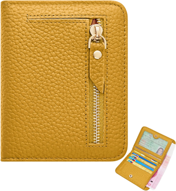 여성 심플 슬림 소가죽 반지갑 N-9017