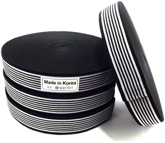 일광산업사 화물차 탄력바 가구바 짐바 강력바 용달바 차량바 끈 강력탄력바 고무바 안전바 트럭바 밴딩바 고정바, 검백60mm, 20M, 1개