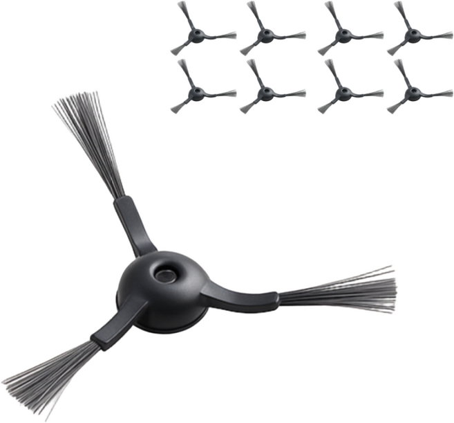 [마쥬앙 호환용] 로보락 S7 / S8 Maxv Ultra Pro Ultra / Q Revo / Q 시리즈 호환 사이드브러시 (비정품 OEM 소모품), 8개, 사이드브러쉬