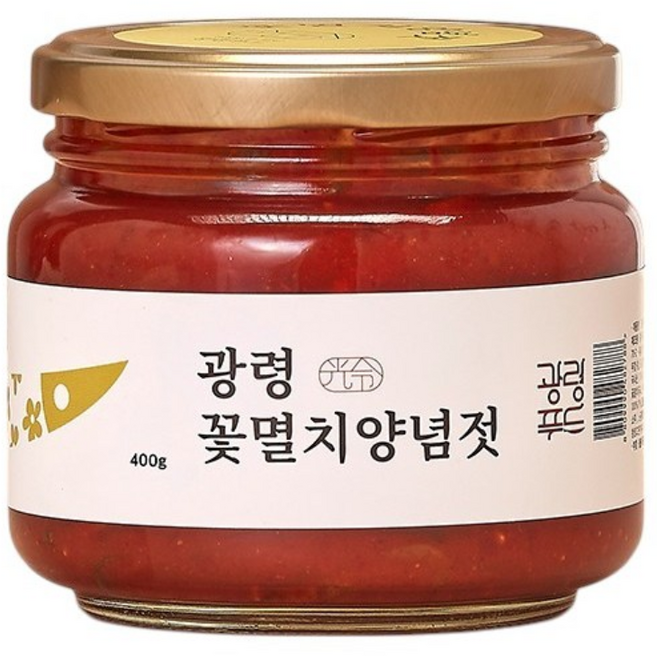 제주 꽃멸치 젓갈 통 꽃멸치젓갈, 1개, 400g