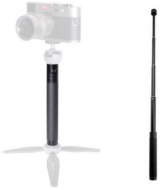 주닉스 XILETU GP-73A 삼각대 짐벌연장봉 셀카봉 스틱, 1개