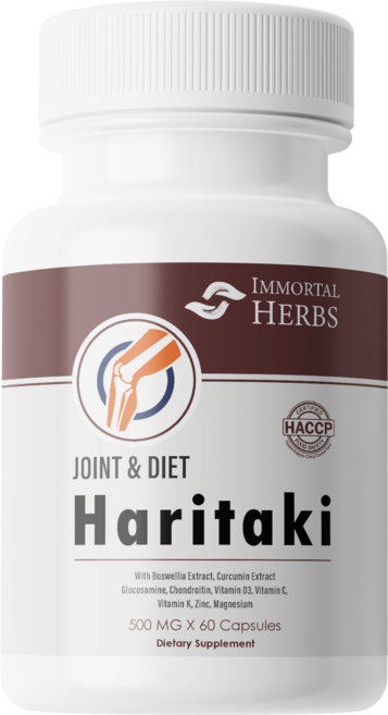 Immortal Herbs 관절 연골 캡슐 프리미엄 가자 추출물과 보스웰리아 커큐민 글루코사민 콘드로이틴 1000mg 캡슐, 60정, 6개