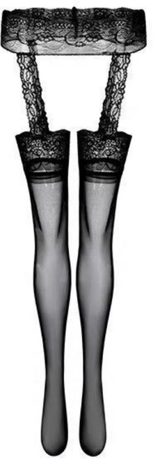 가터벨트 스타킹 / 투명 롱 스타킹 / 여성 레이스 스타킹 / 2색 / 20D 얇은 스타킹 / 데일리 패션 스타킹