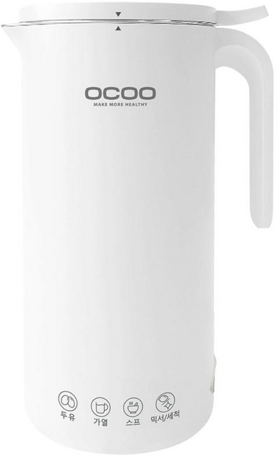 오쿠 아침앤 믹서포트 두유제조기 350ml 특가할인행사1, OCC-BM380WH(화이트)