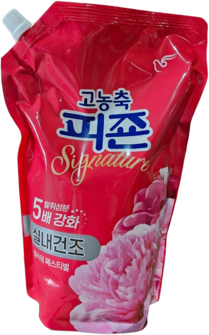피죤 고농축 실내건조 시그니처 섬유유연제 플라워 페스티벌 리필, 1.6L, 1개