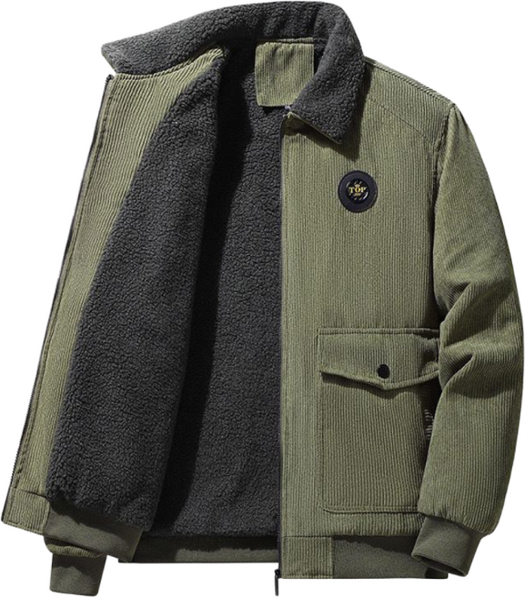 스타일닥터 남자 코듀로이 코트 가을 겨울 기모 도톰 패딩 칼라 점퍼