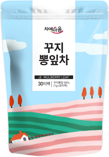 차예마을 국내산 꾸지뽕잎차 30티백..tt, 옵션선택, 30개입, 1개