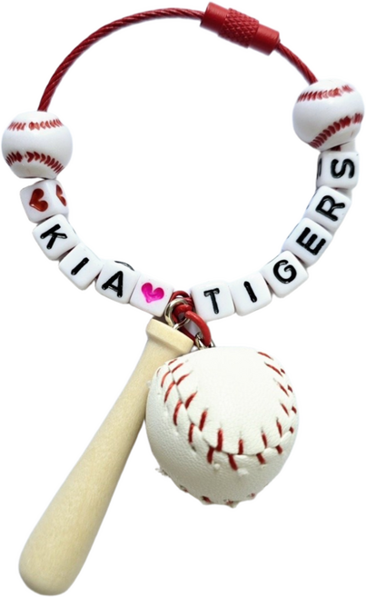 야구 키링, 기아타이거즈(빨강), 1개