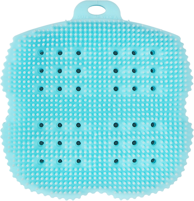 비비또 실리콘 베이비 타월, 블루, 1개