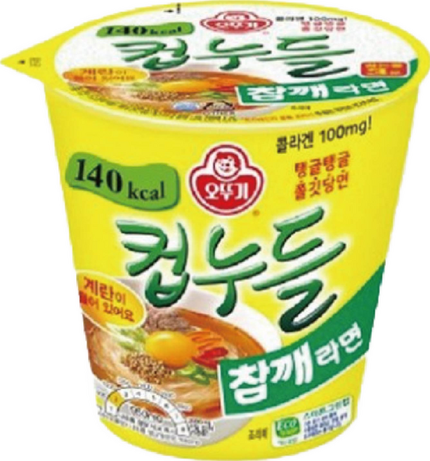 오뚜기 컵누들 참깨라면 37.5g, 18개