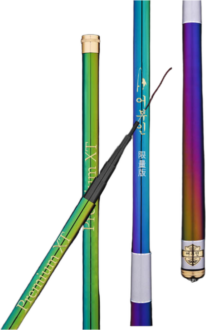 어부인 레인보우xt 민물낚시대 올림대 대나무 경질대 붕어 낚시대 종합민물낚시대, 8.0