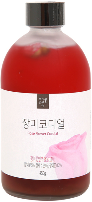 우리꽃연구소 장미 코디얼, 450g, 1개입, 1개