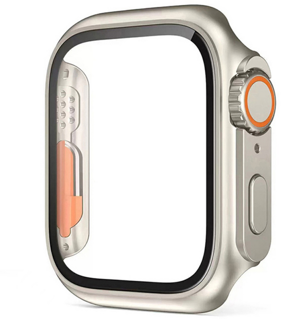 티엑스엘엑스 애플워치 호환 울트라 변신 드레스업 케이스, 티타늄, 1개