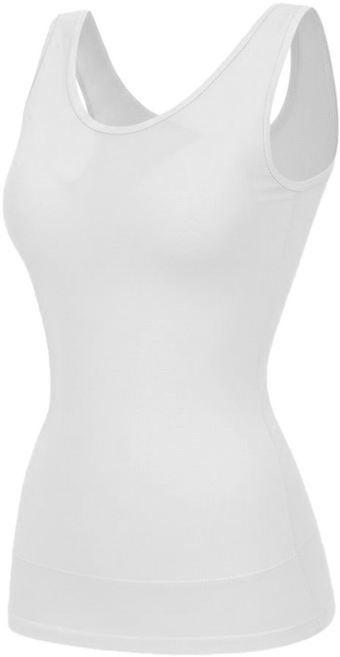 [&WOX] 코튼 브라탑 나시 배쏙티 바디쉐이퍼 똥배 허리 뱃살 노와이어 몸매 보정 속옷 웨어