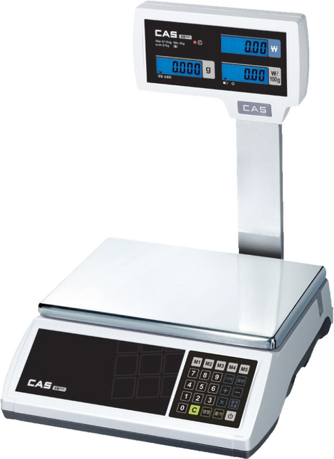 ER-15CBP / CAS전자저울 / 유통형 / 가격표시 저울, ER-15P 기둥 있는 제품