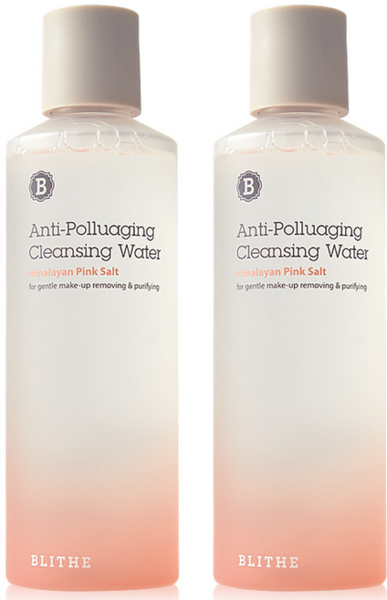 블라이드 저자극 노워시 민감피부보습 핑크솔트 클렌징워터 250ml, 2개