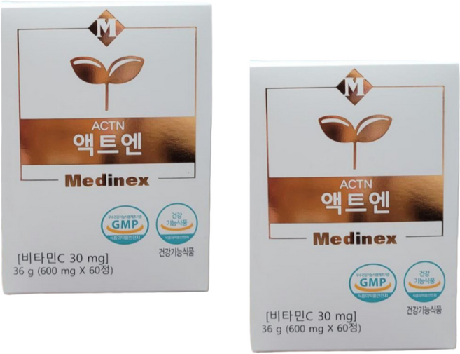 2통/메디넥스 액트엔 ACTN 비타민C, 60정, 2통