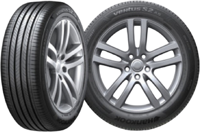 한국타이어225 50 17 벤투스 S2 AS H462 2255017 범타이어, 장착 미포함, 1개