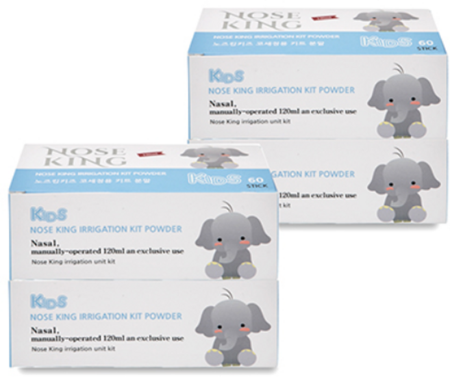 노즈킹 어린이 코세척분말 60포, 4개